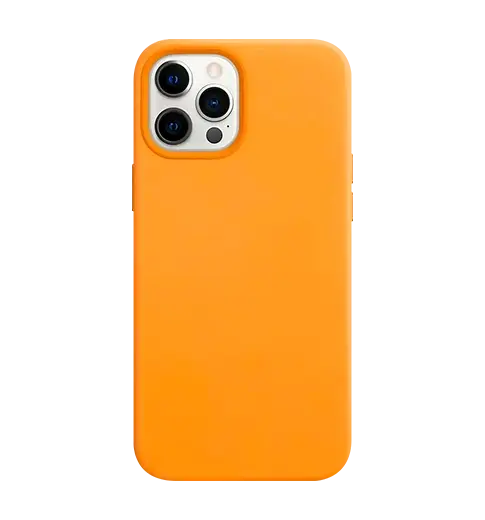 Чoхол Apple Leather Case with MagSafe iPhone 12/12 Pro - California Poppy