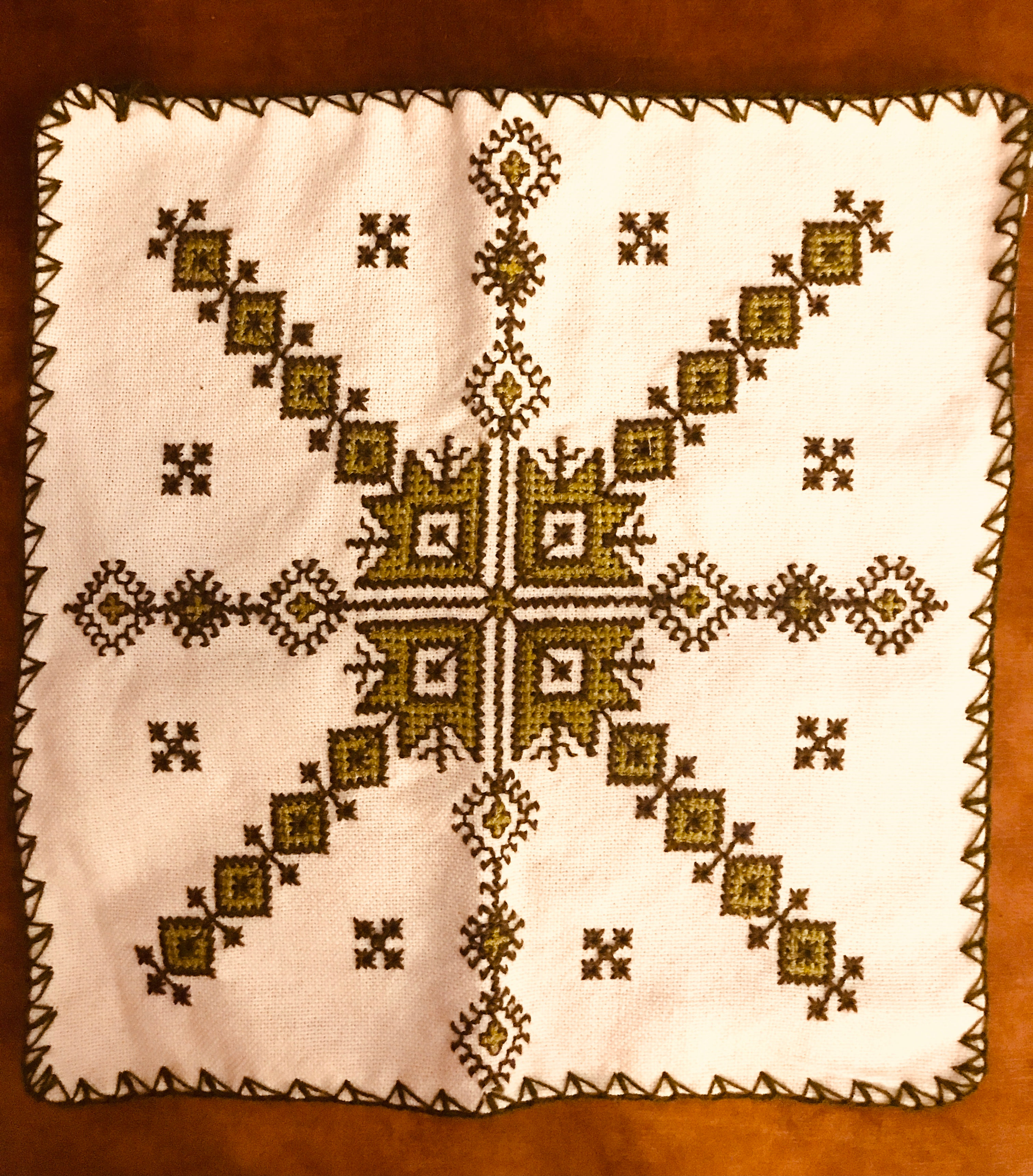 Kissenhüllen Fès Oliv