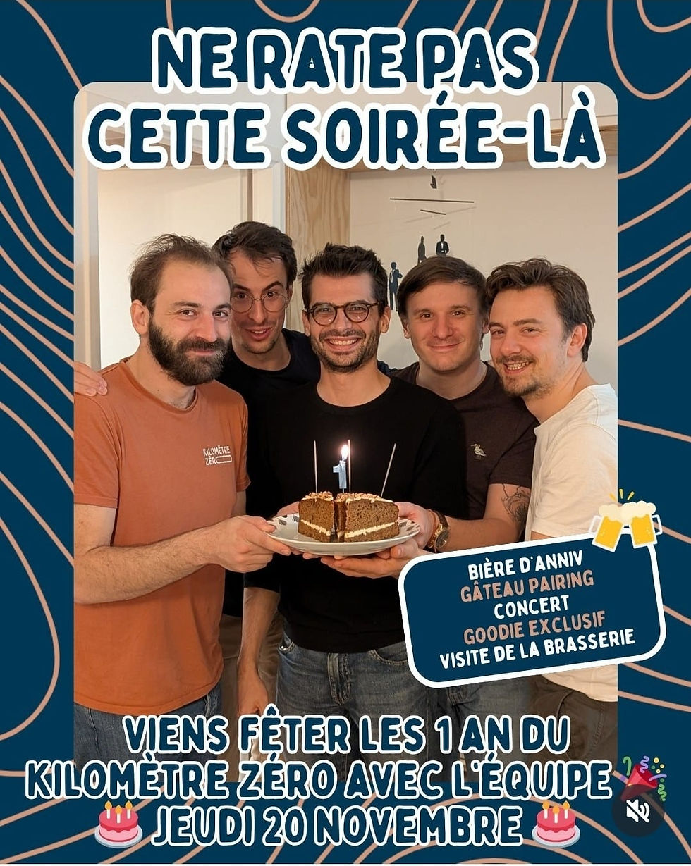 Programme de la soirée des 1 an du KilomÚtre Zéro