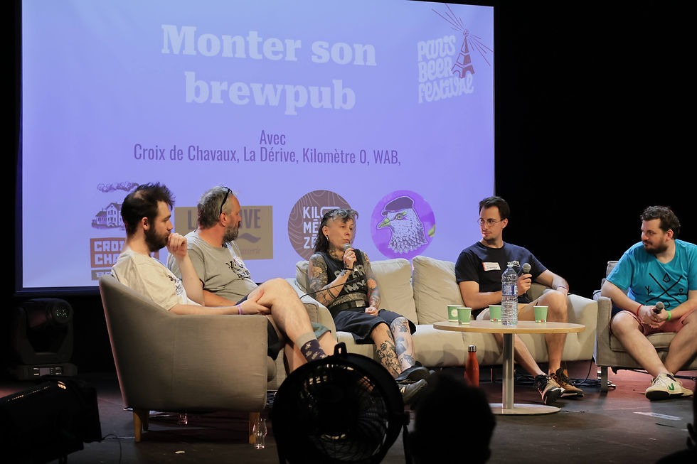 La table ronde au Paris Beer Festival - Crédits Photos Laurent Nucera