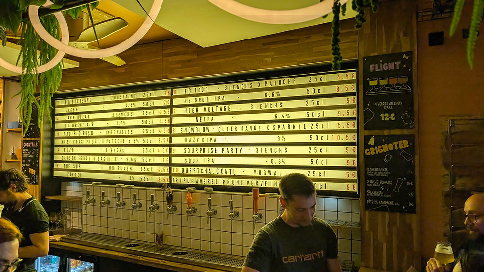 Patoche a repris un bar à bières (I.B.U) en ouvrant Galopins par Patoche dans le 10e à Paris