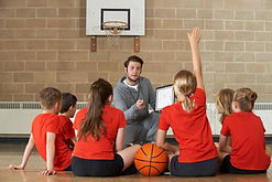 Séance d'entraînement de basketball