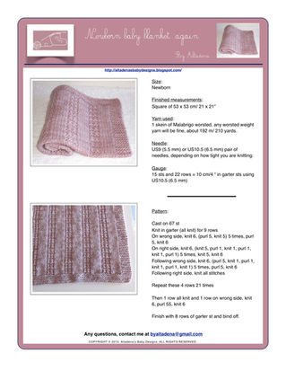 Newborn blanket...I did it again!!