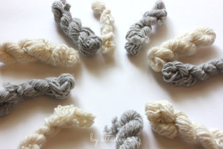 Dyeing recycled yarn