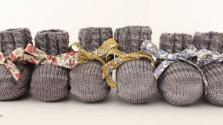 Baby tiger booties