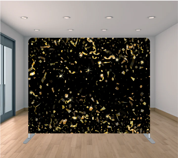 Black & Gold Confetti