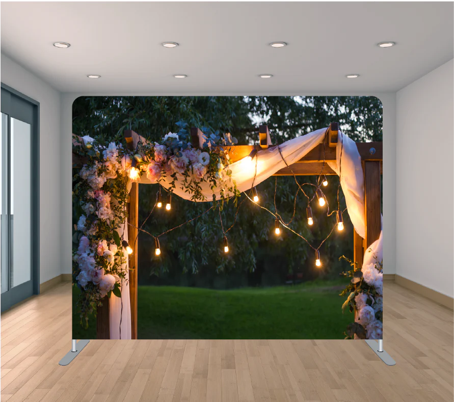 Lighted Flower Garden
