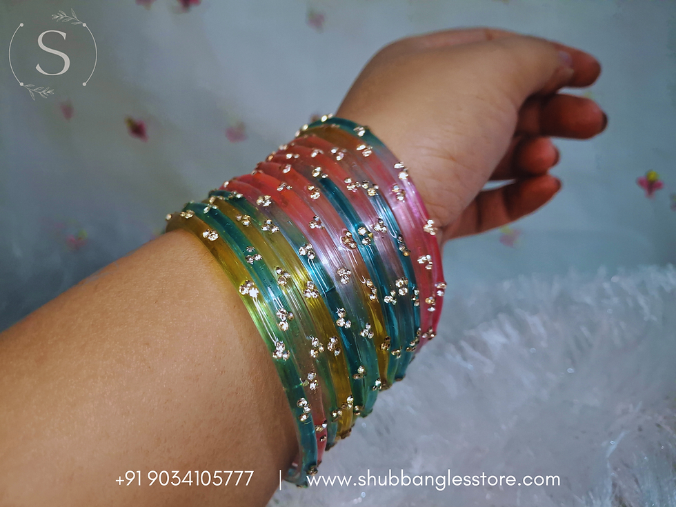 Thumbnail: Kashmiri L-Multi Bangles