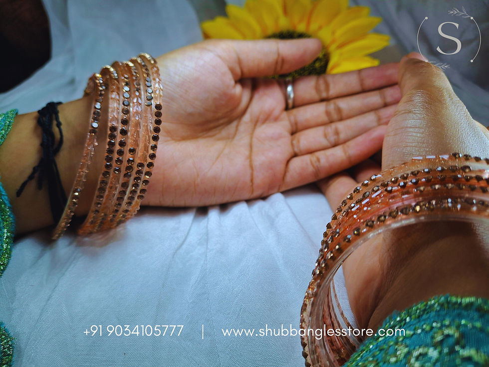Thumbnail: Mannat Peach Bangles
