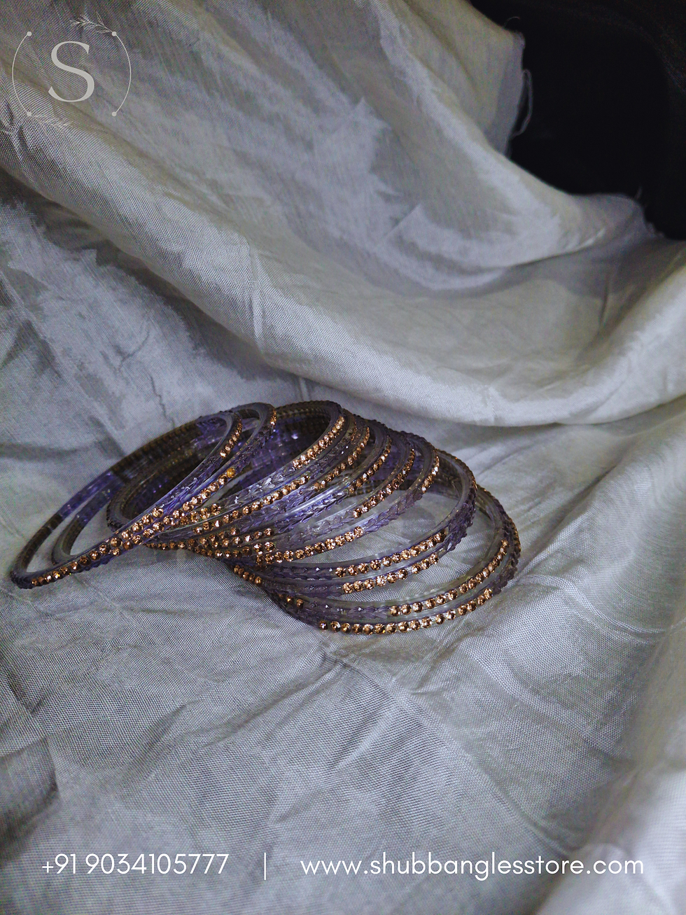 Thumbnail: Mannat Purple Bangles