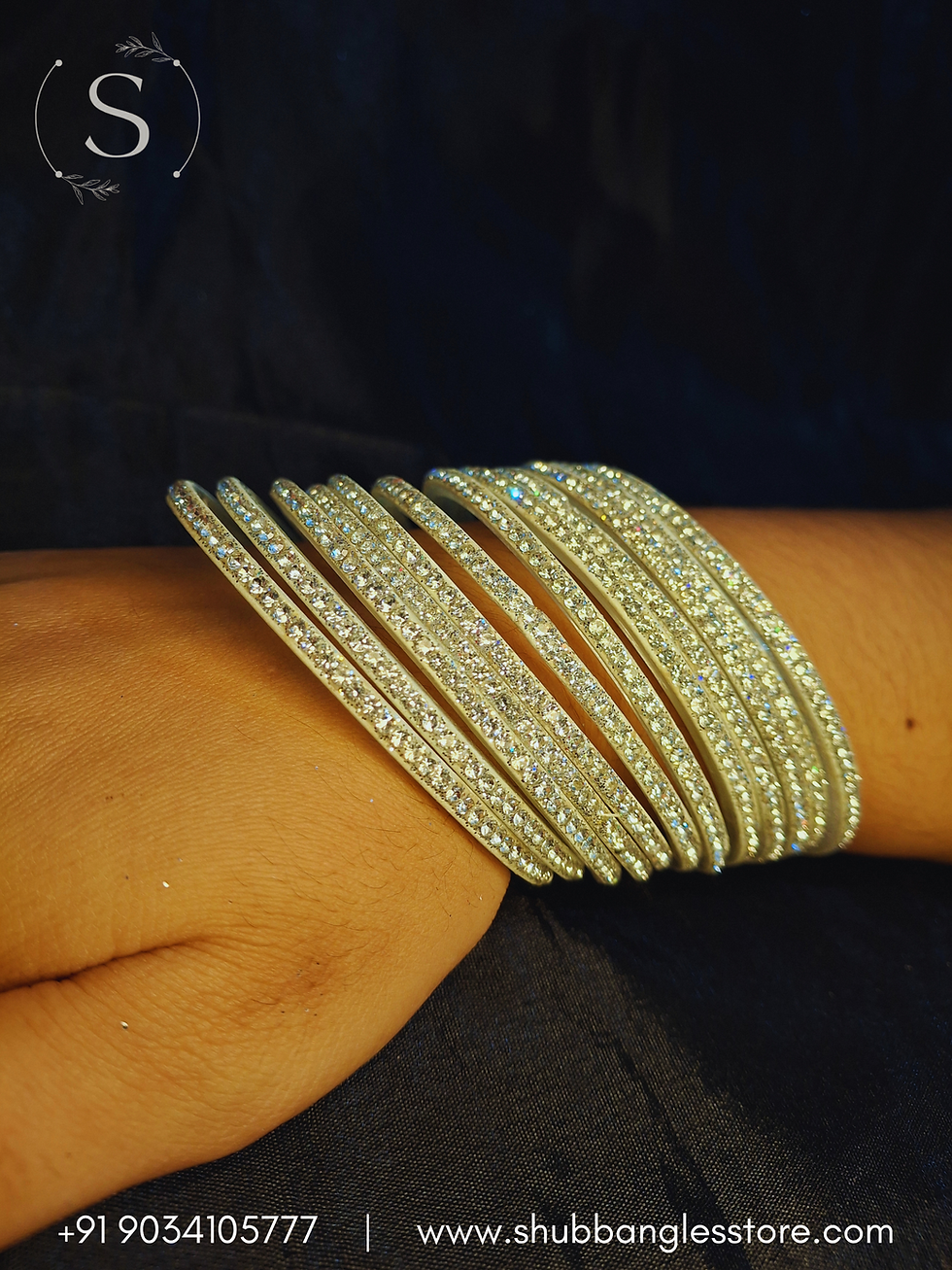 Thumbnail: Golden/Silver Bangles | Jarkan stone