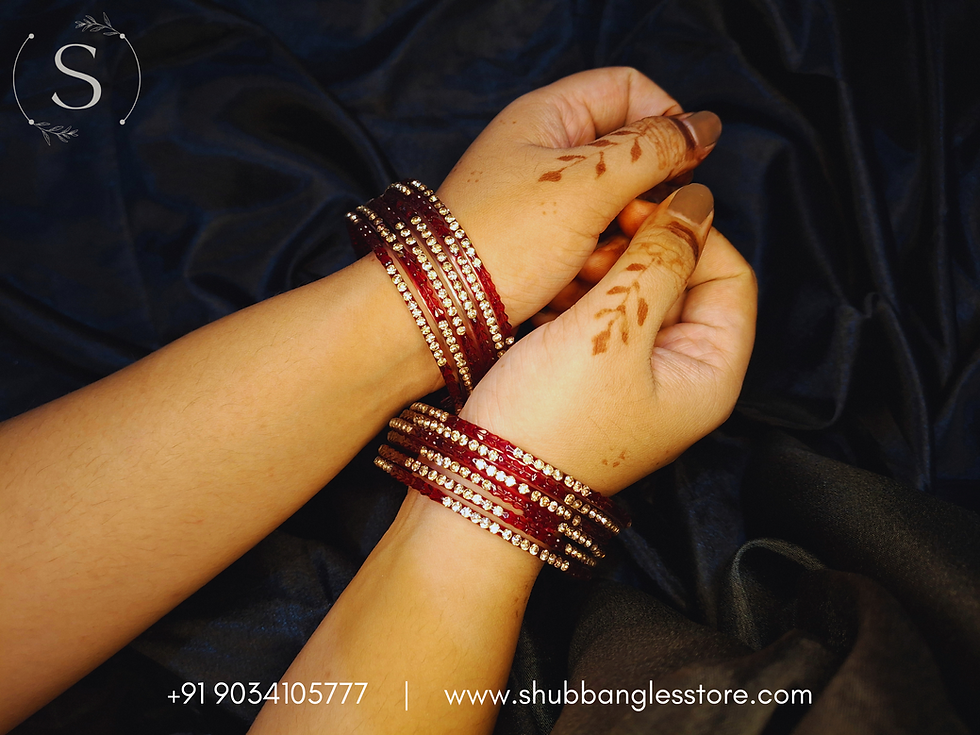 Thumbnail: Mannat Maroon Bangles