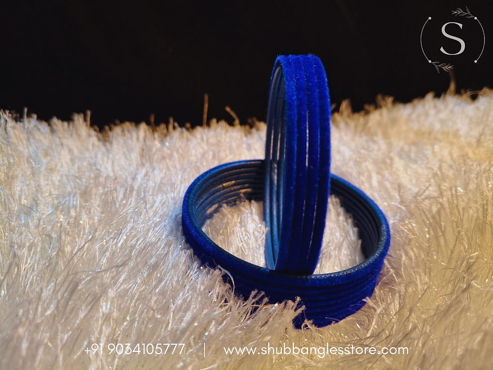 Thumbnail: Blue Velvet Bangles
