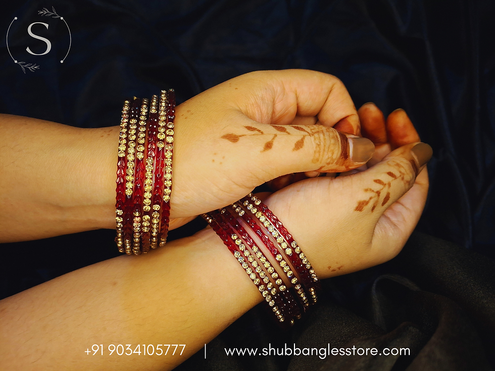 Thumbnail: Mannat Maroon Bangles