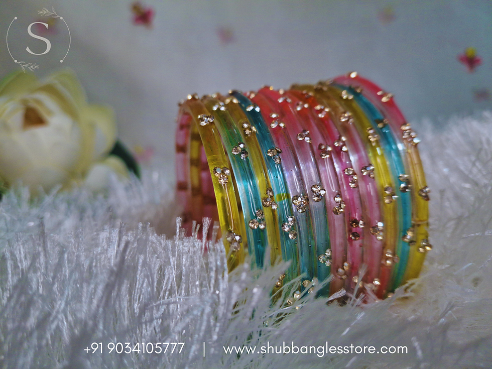 Thumbnail: Kashmiri L-Multi Bangles