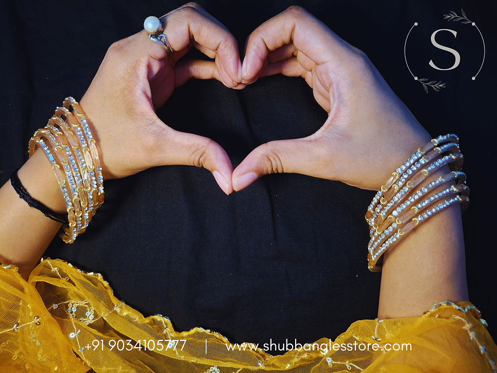 Thumbnail: Kumkum Peach Bangles