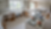 Wide-angle view of a bright Nepean kitchen with cabinet doors removed for painting