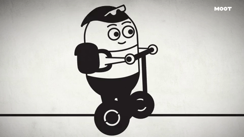 MOOT gif animation segway tourist accident
