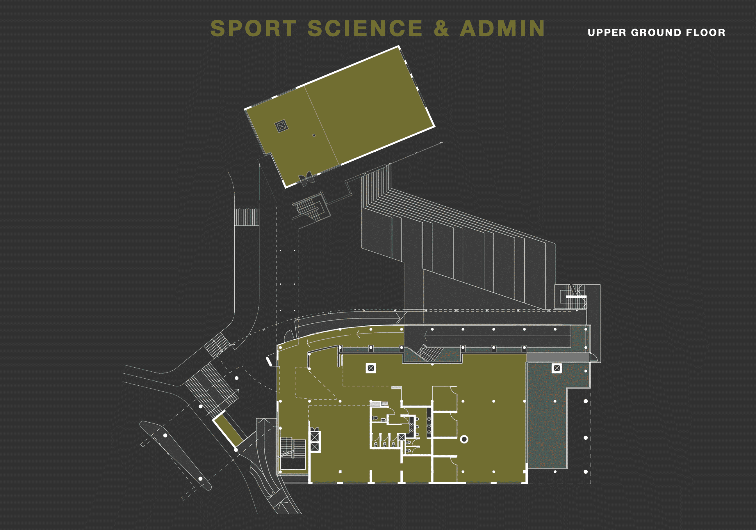 Sports Academy high performance centre masterplan and hospitality design for HPC at University of Pretoria by SOUNDSPACEDESIGN Archiects Sydney