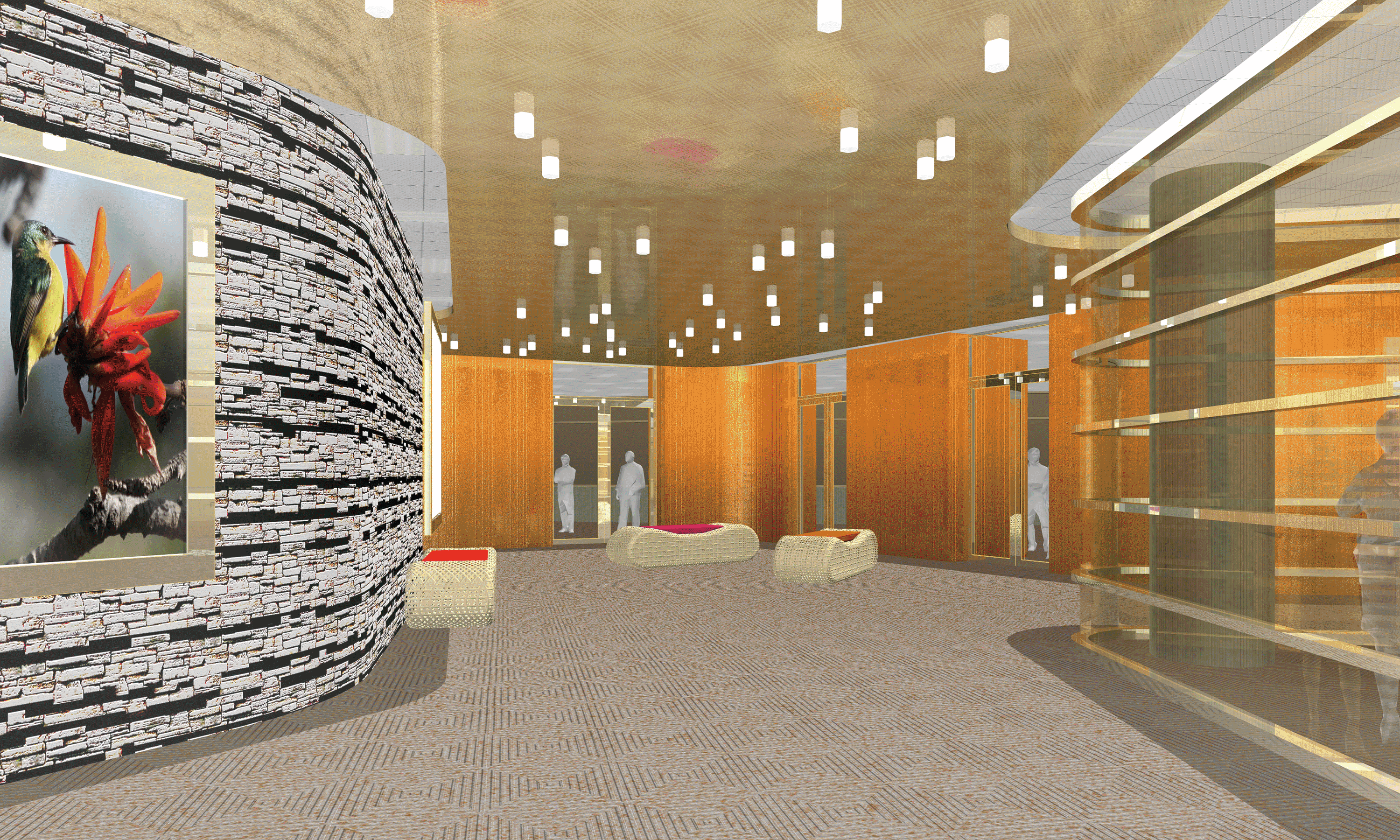 Organic design of the KZN Legislature Parliament building design by SOUNDSPACEDESIGN Architects Sydney