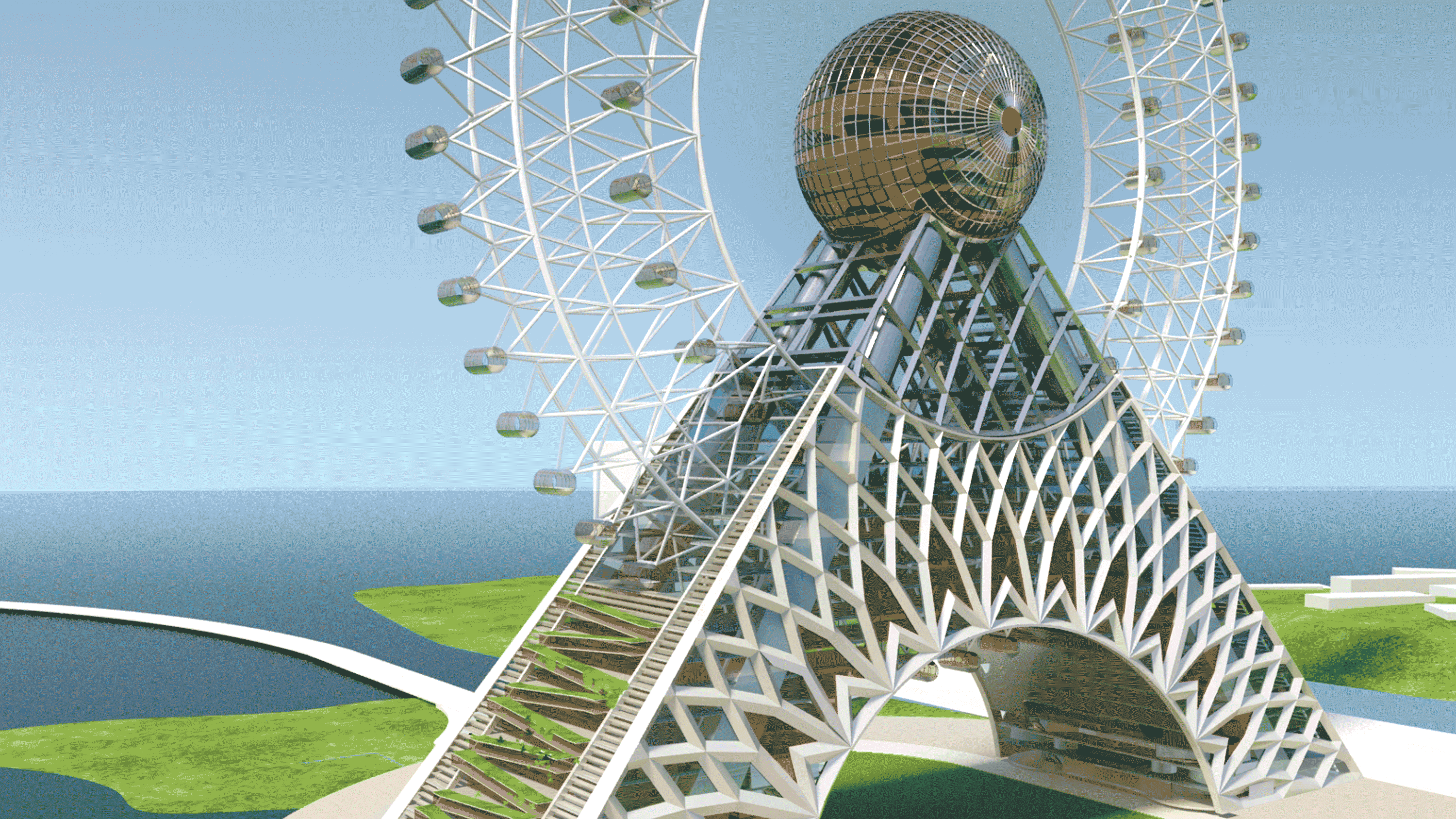 ARUP Tallest GOW Giant Observation wheel in the world by SOUNDSPACEDESIGN Architects Sydney