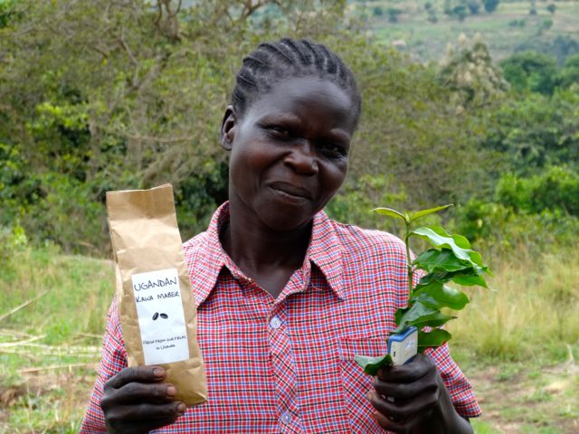 Seeds for Development coffee farmer