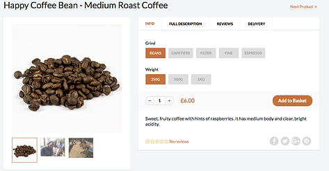 Happy Coffee Beans Medium Roast Happy Coffee Beans Medium Roast