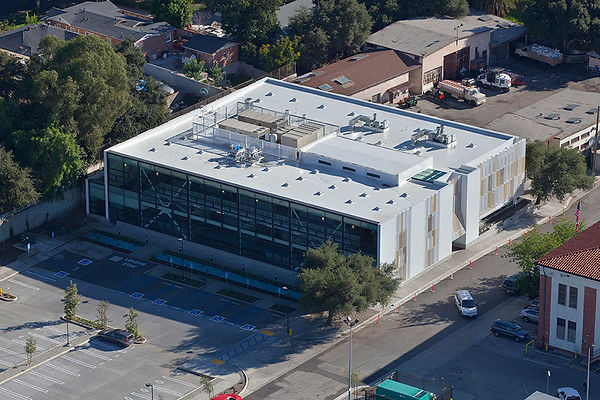 LEED Gold building aerial viw