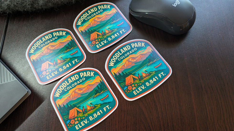 Woodland Park Colorado Custom Printing Bumper sticker & Decals Woodland Park, Co