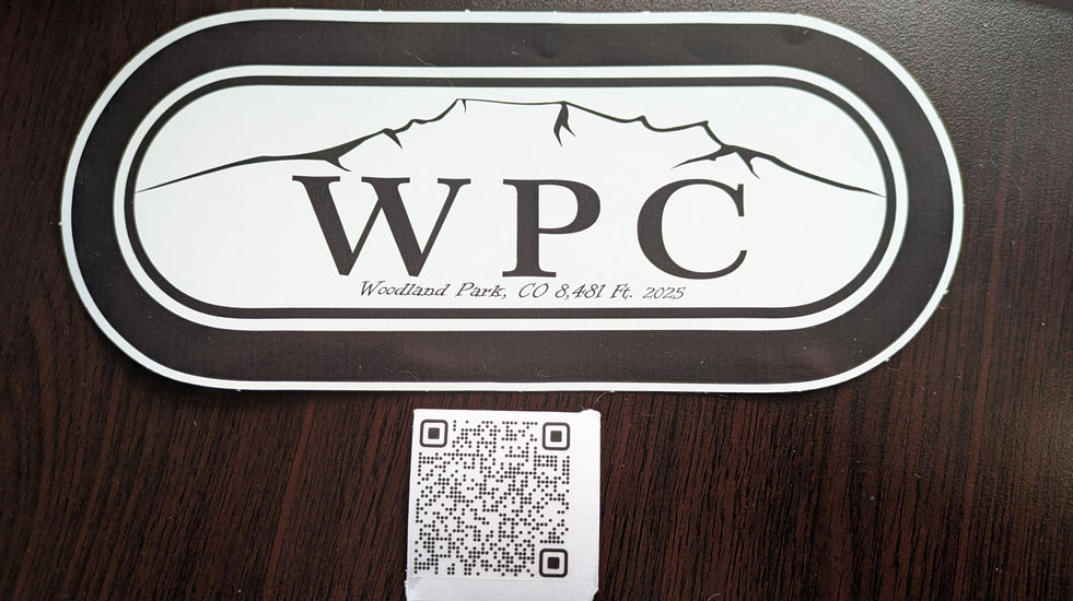 Woodland Park Colorado Custom WRIF 80's style Bumper stickers, decals, marketing materials for your business