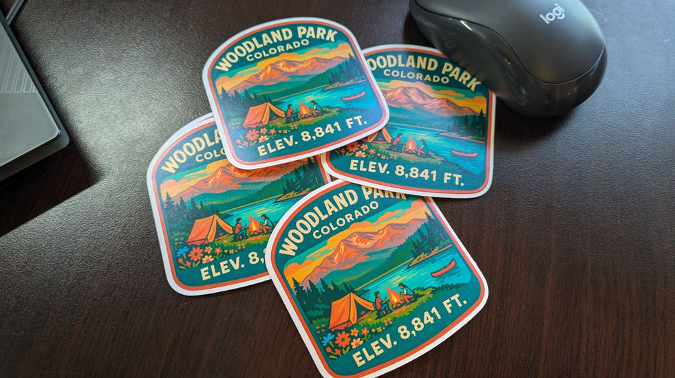 Woodland Park Colorado Custom Printing Bumper sticker & Decals Woodland Park, Co