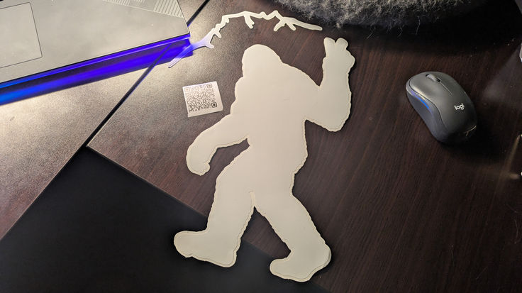 Bigfoot, Sasquatch Woodland Park Printing Decals / Stickers