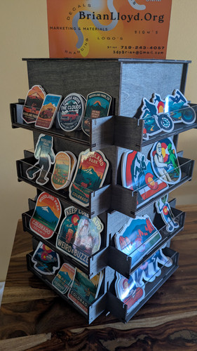 Cut Out Sticker Racks 32 Design Sticker Display wholesale sticker display racks, retail ...