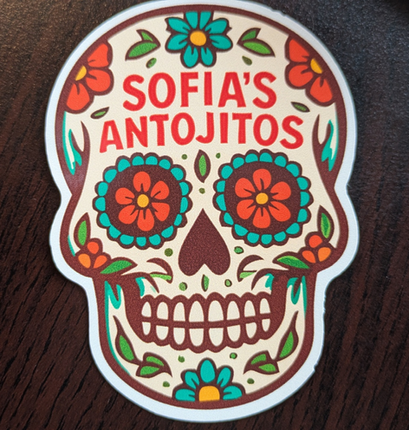 Mexican restaurant Sticker, Woodland Park, Co Bumper sticker, Decals, water bottle Stickers Colorado Sofia's Antojitos