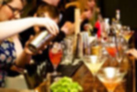 cocktail class, hen party, cocktails, bar
