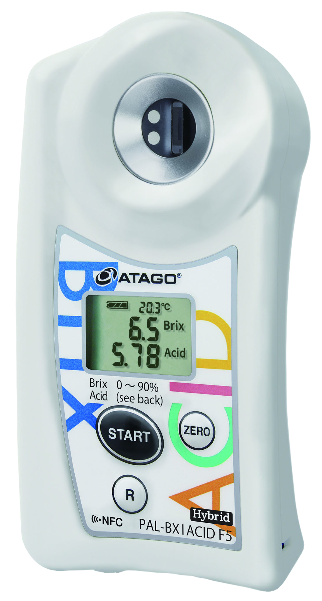 REFRACTOMETRO PARA MEDIR BRIX Y ACIDEZ MULTIFRUTS PAL-BX/ACID F5