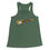 Thumbnail: WOMENS Flowy Racerback Tank Top with SCREENED LOGO