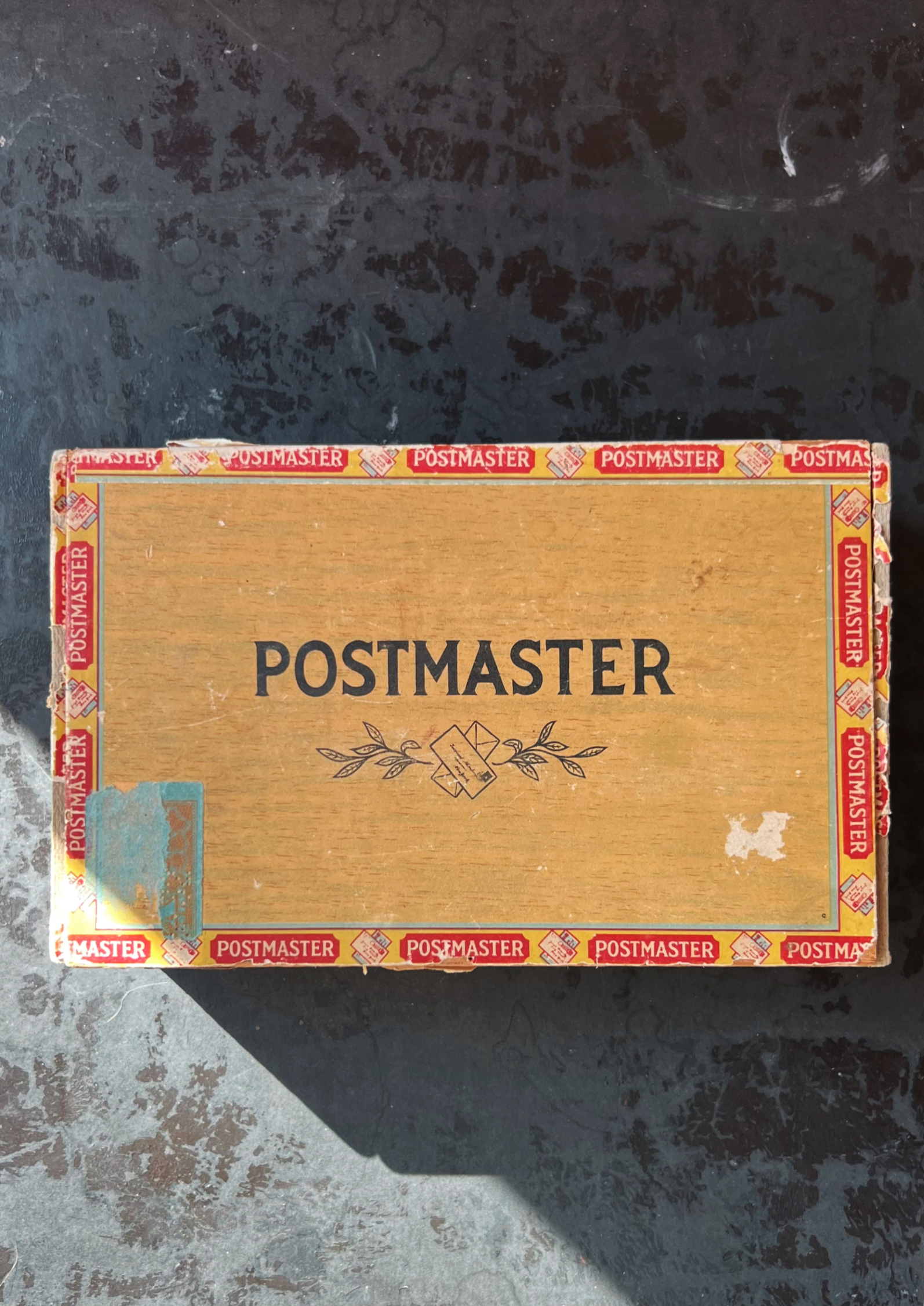 Vintage Wood Cigar Box