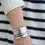 Thumbnail: Silver Hand Hammered Cuff