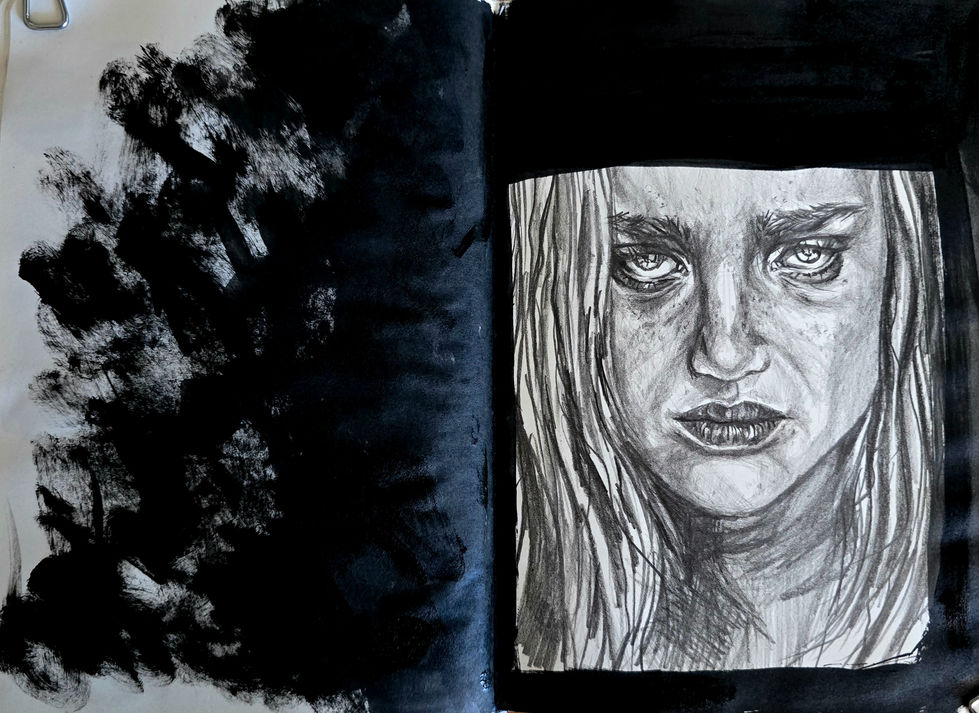 Sketchbook art, portrait