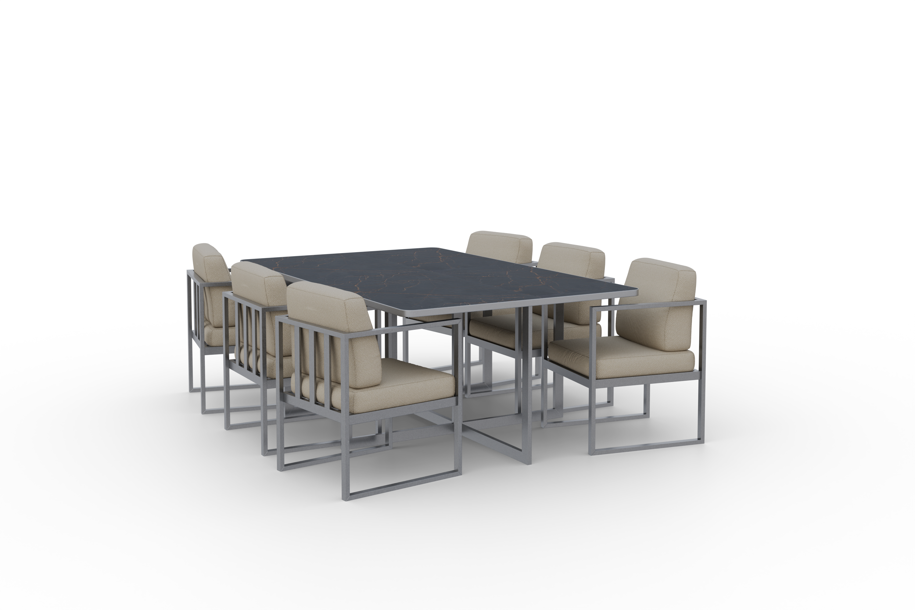 LUSSO | Stół ogrodowy | Inox