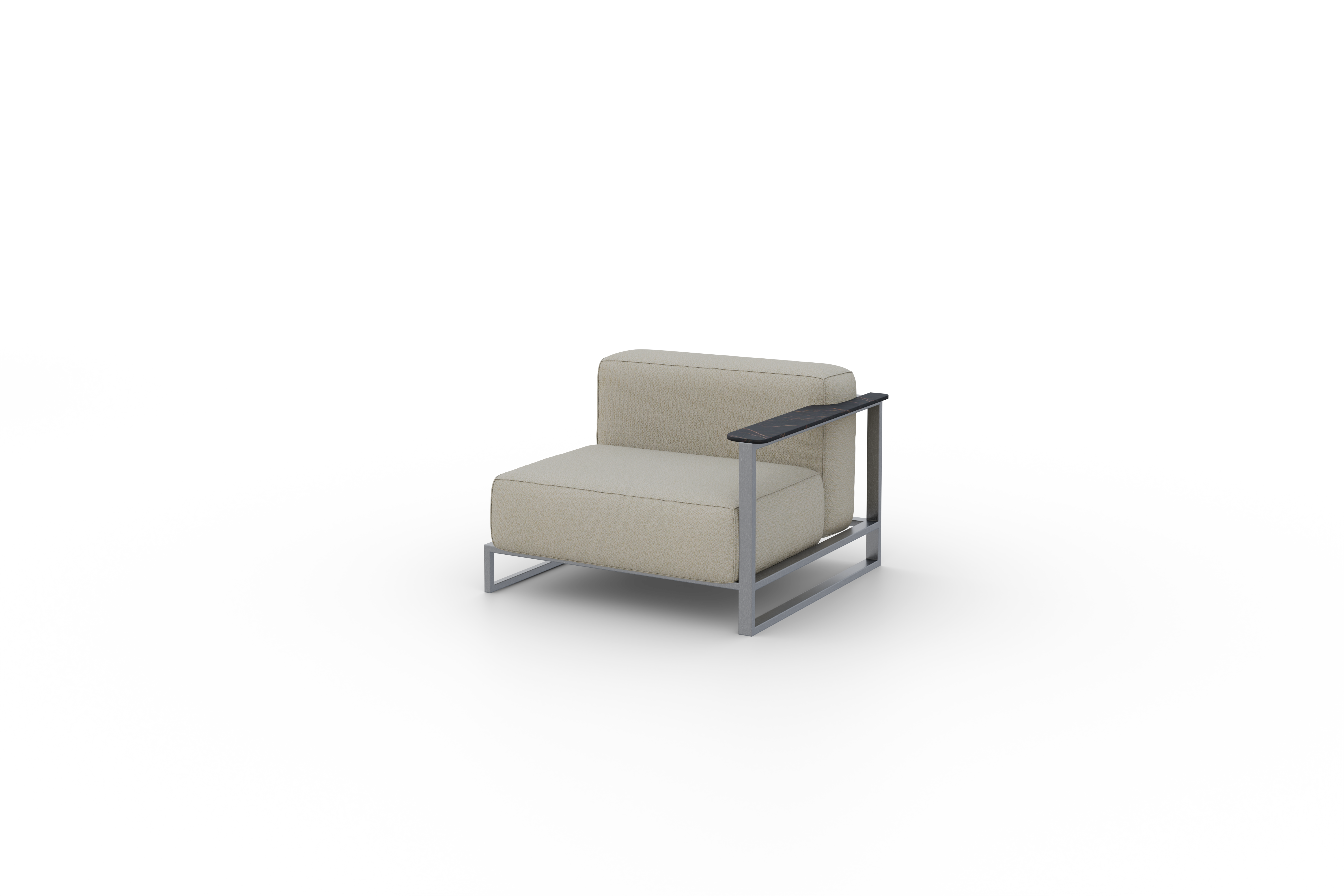 LUSSO | Sofa modułowa | Inox