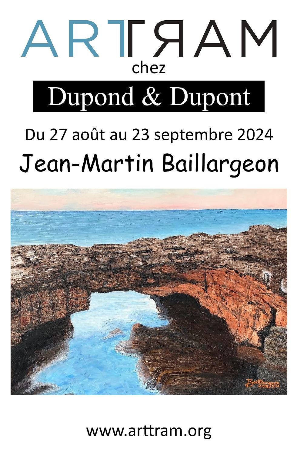 Jean-Martin Baillargeon expose chez Dupond & Dupont