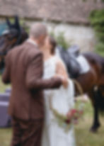 Hochzeit mit Pferd