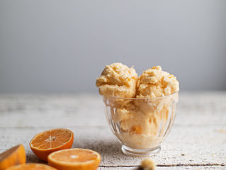 YOGOURT GLACÉ À LA CLÉMENTINE & À LA MANGUE
