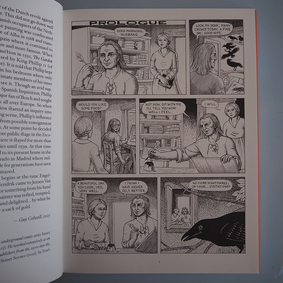 Thumbnail: DELIGHTS: A STORY OF HIERONYMUS BOSCH by Guy Colwell