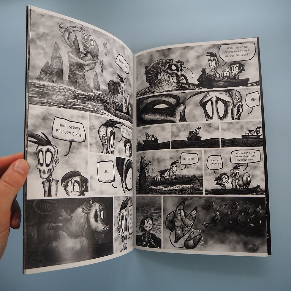 Thumbnail: MISERY MISS MUFFET #4 by Tim Burden