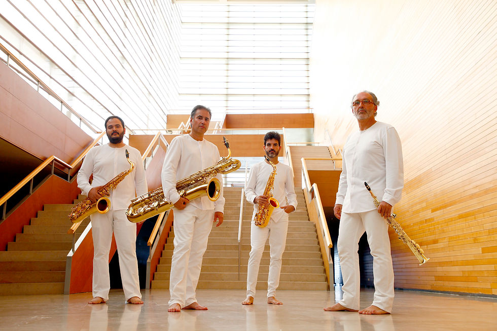 Grupo espanhol de saxofonistas SIGMA Project se apresenta pela primeira vez no Brasil, em concerto no Palácio das Artes