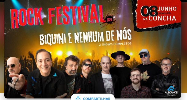 ROCK FESTIVAL COM BIQUINI E NENHUM DE NÓS
