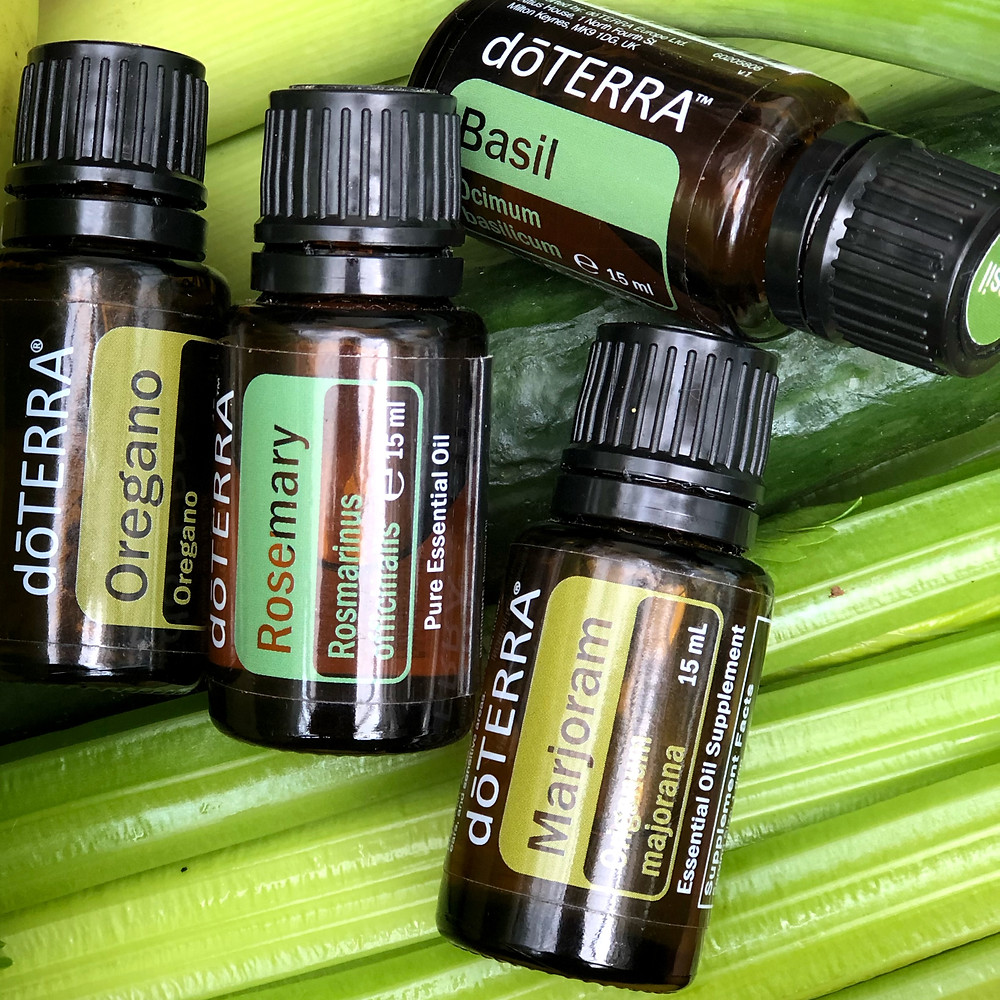 Herby dōTERRA essential oils and celery